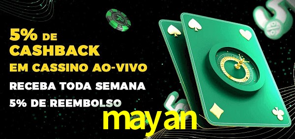 Promoções do cassino ao Vivo mayan